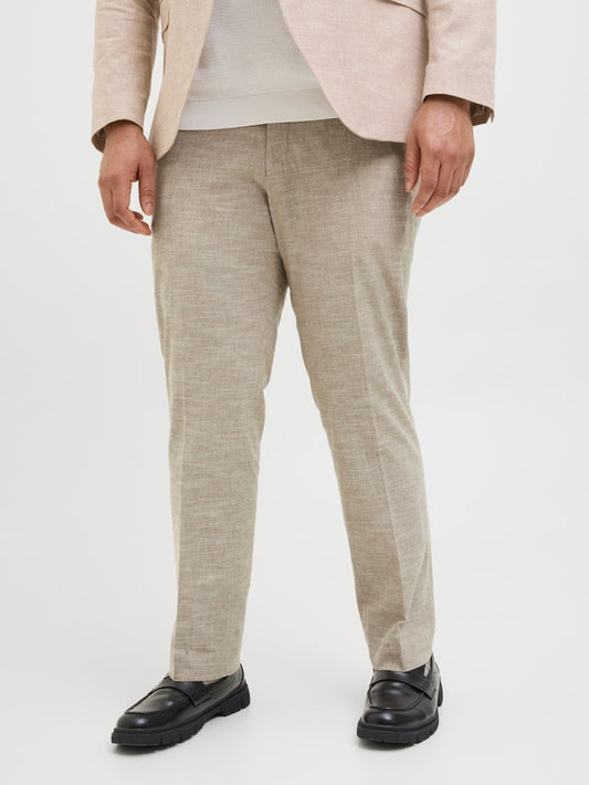 Jack & Jones Plus JPRRIVIERA TROUSER SN PLS Beige (12278727-Beige) Men