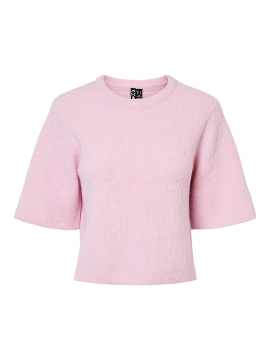 Silly Short Sleeve O-Neck Knit Roseate Spoonbill (17158204) Women