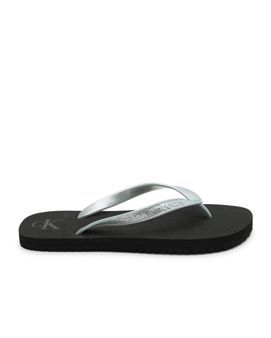 Calvin Klein Womens Flip Flops YW0YW0171900X Black