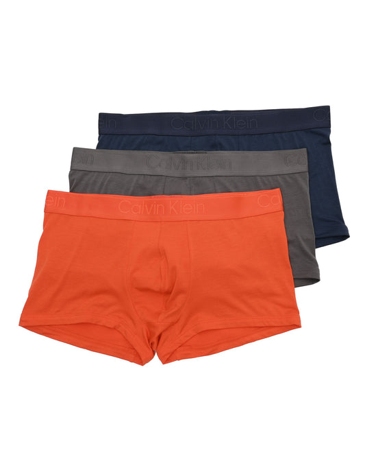 Calvin Klein Mens Low Rise Trunk 000NB3651AMGY Multicolor