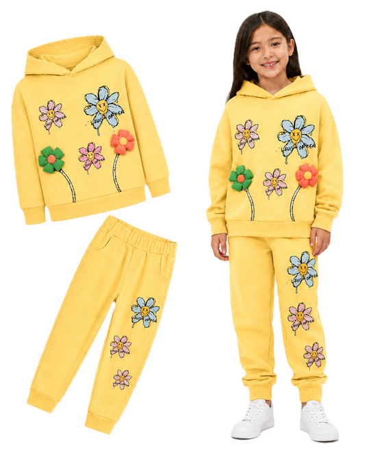 AGNELLINO Set Tracksuit ' 302 Yellow (9958) Kids