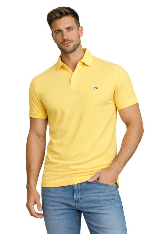 COLOR HAKAN T-shirt Men's POLO Yellow (9216) Men