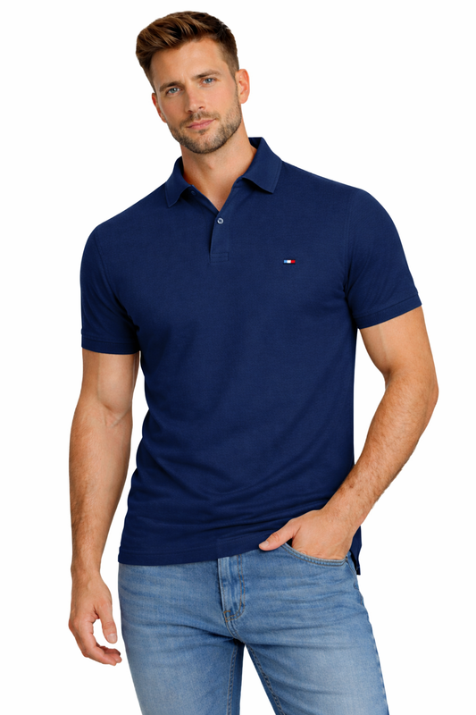 COLOR HAKAN T Shirt POLO ID9217 DARK BLUE (9217) Men