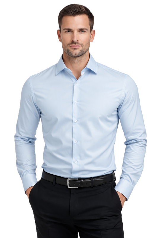 ESPADA Shirt Men's SLIM FIT SKY BLUE (8352) Men
