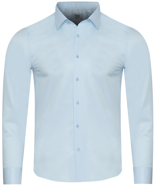 ESPADA Shirt Men's SLIM FIT LIGHT BLUE (8294) Men
