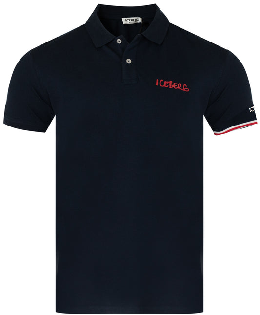 ICEBERG T Shirt POLO ICE4MPL01 NAVY (6677) Men