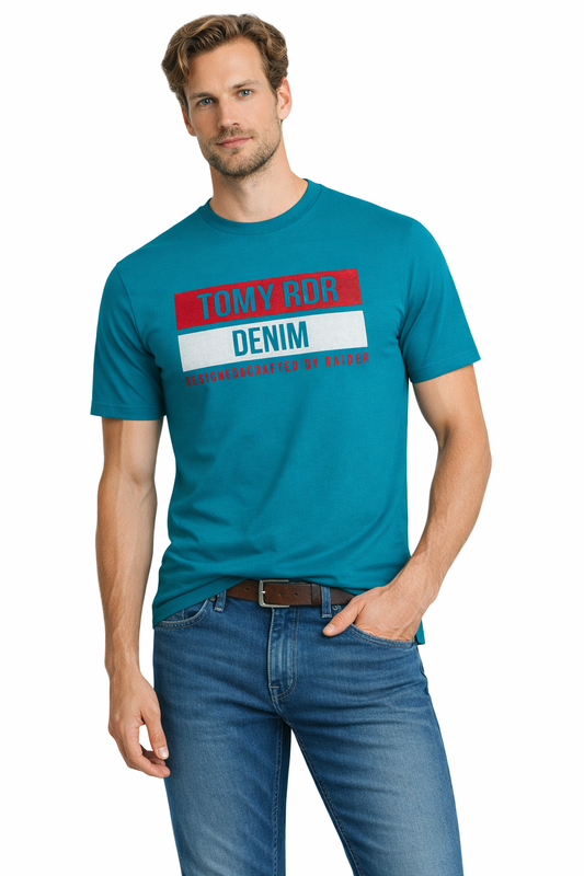 JUMPER T SHIRT T Shirt 3019 Turquoise (9173) Men