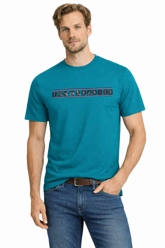 JUMPER T SHIRT T Shirt 3030 Turquoise (9184) Men