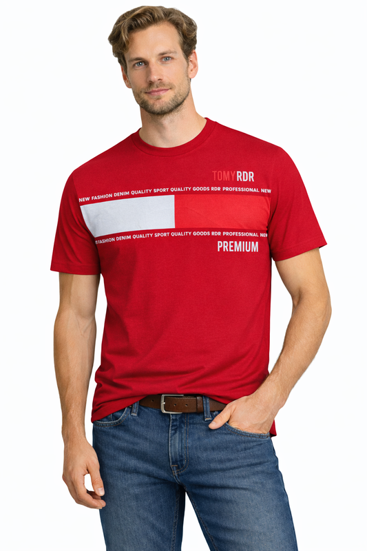 JUMPER T SHIRT T Shirt 3031 Red (9256) Men