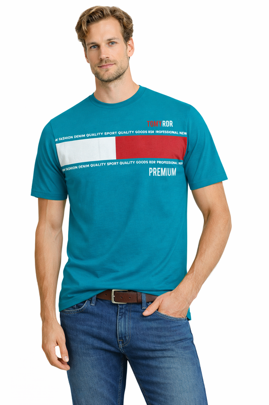 JUMPER T SHIRT T Shirt 3031 Turquoise (9254) Men