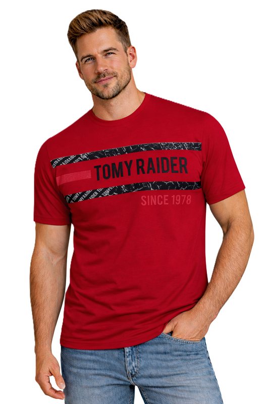 JUMPER T SHIRT T Shirt 3037 Red (8542) Men