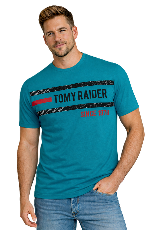 JUMPER T SHIRT T Shirt 3037 Turquoise (8543) Men