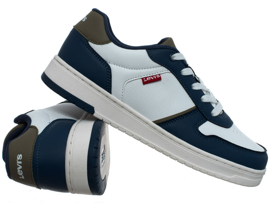 LEVI'S Shoes Women's KICK SE WHITE NAVY GREEN (9472) Women