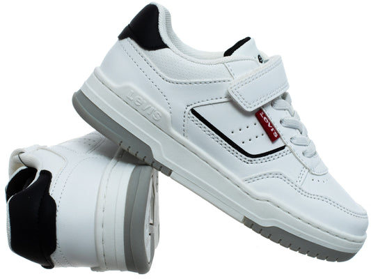 LEVI'S Shoes Kids' JOHN SE WHITE BLACK (9481) Kids