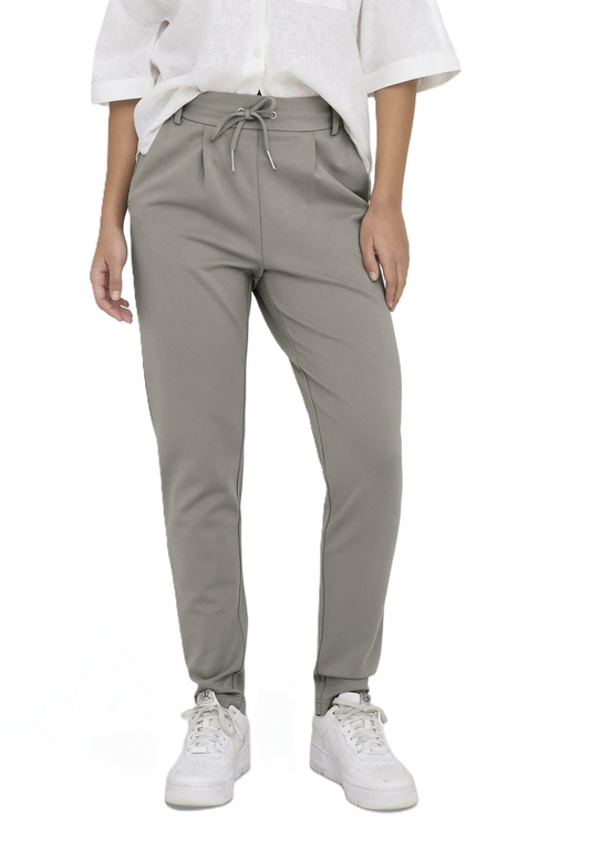 ONLY Trousers Fabric ONLPOPTRASH LIFE EASY COL PANT PNT NOOS 15115847 ROCK RIDGE (10231) Women