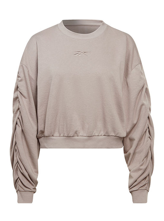 Reebok Sweatshirt CROP TOP S KNIT FASHION COVER UP H51846 (7630) Women