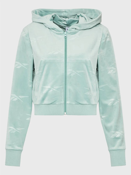 Reebok Sweatshirt With Hood CL ENERGY Q4 VELOR FZ HH9803 (7035) Men