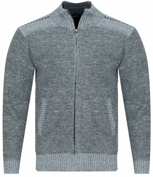 MUST Parkour Sweater Zip Up S8627 LIGHT GRAY (8343) Men