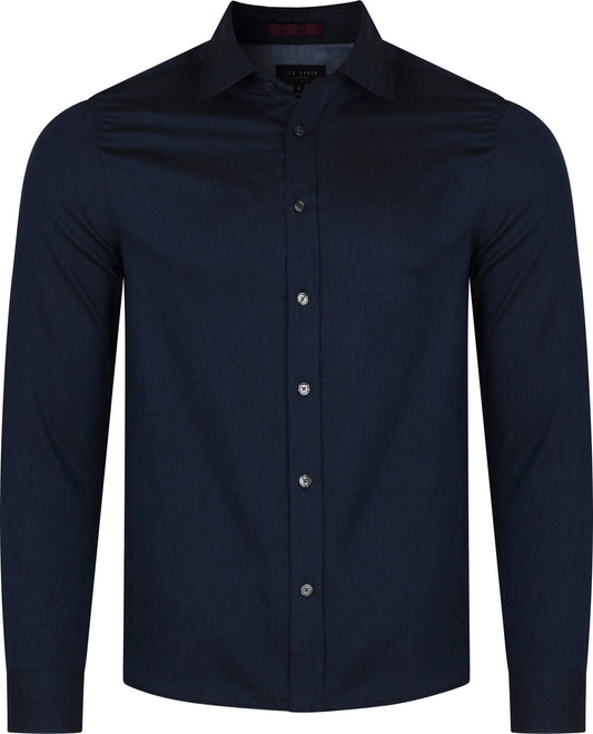 TED BAKER LONDON Shirt 272031 NAVY CROTONE (5095) Men