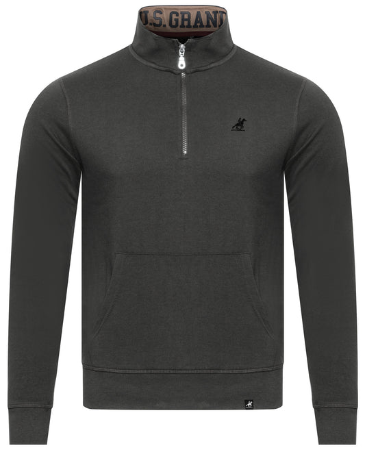 U.S. GRAND POLO EQUIPMENT & APPAREL Sweatshirt SWEATSHIRT WITH HALF ZIP US52300M/340 (8139) Men