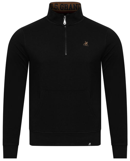 U.S. GRAND POLO EQUIPMENT & APPAREL Sweatshirt SWEATSHIRT WITH HALF ZIP US52300M/4008 (8138) Men