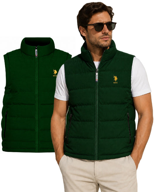 U.S. Polo Assn. Vest 103616 DARK GREEN (10011) Men
