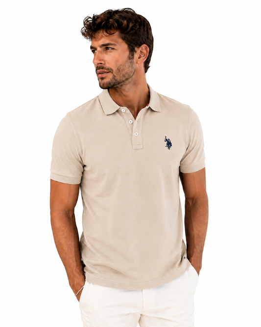 U.S. Polo Assn. Men's T-shirt POLO Light Beige (10557) Men