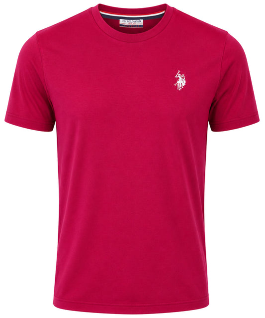 U.S. Polo Assn. T-SHIRT Men's MAGENTA (6327) Men