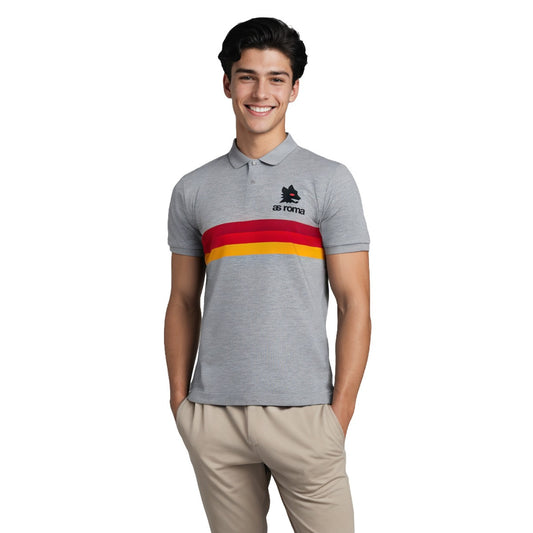 COPA Polo As Roma Stripes Grey (6085) Men