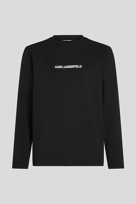 Karl Lagerfeld Essential Ls T-Shirt Black (B1M17003999) Men