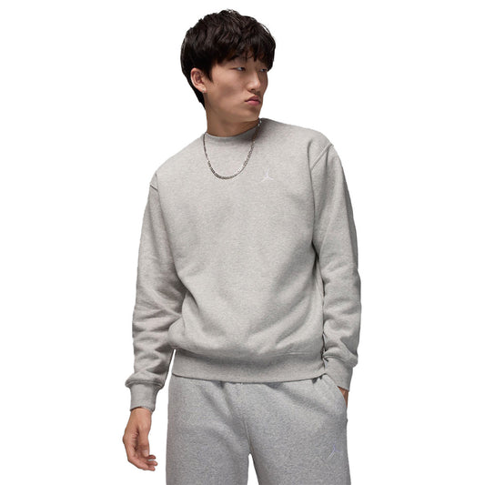 Jordan Sweatshirt Brooklyn Fleece Crew Grey Heather (FV7293-050) Unisex