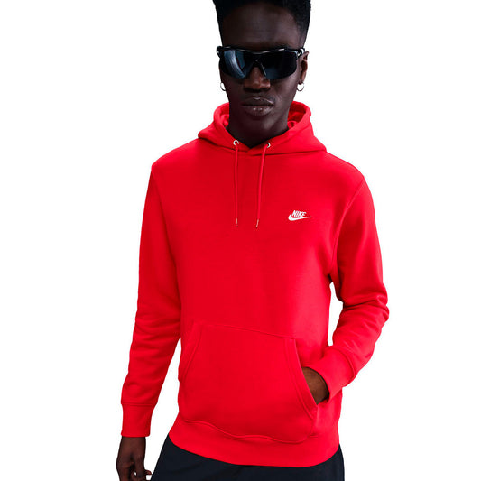 Nike Club Hoodie Fleece University Red (FN3859-657) Men