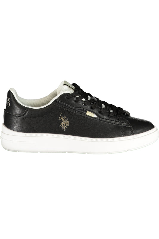 U.S. POLO ASSN. Sneakers (ARIS002W6YM1_NEBLKGOL) Women
